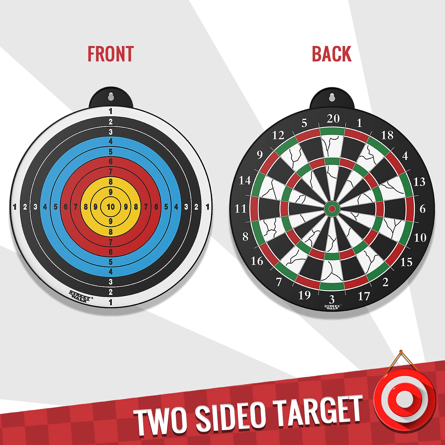 Magnetic Dart Board Set - 12 Pcs Safe Indoor Dartboard Game for Kids Ages 5-12 & Adults | Perfect for Family Parties, Game Rooms & Office Fun
