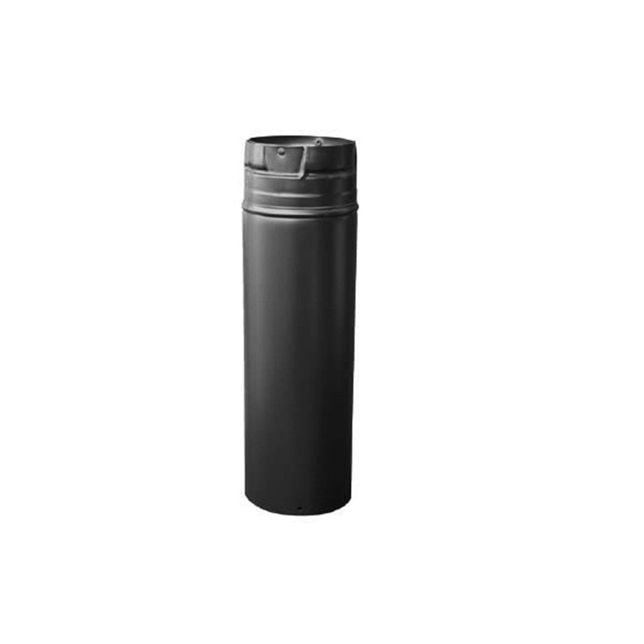 3 Pack PelletVent Pro 18-Inch Black Pipe Extension for Pellet Stoves - Durable Stainless Steel Venting System for Home Heating & Fireplace Use