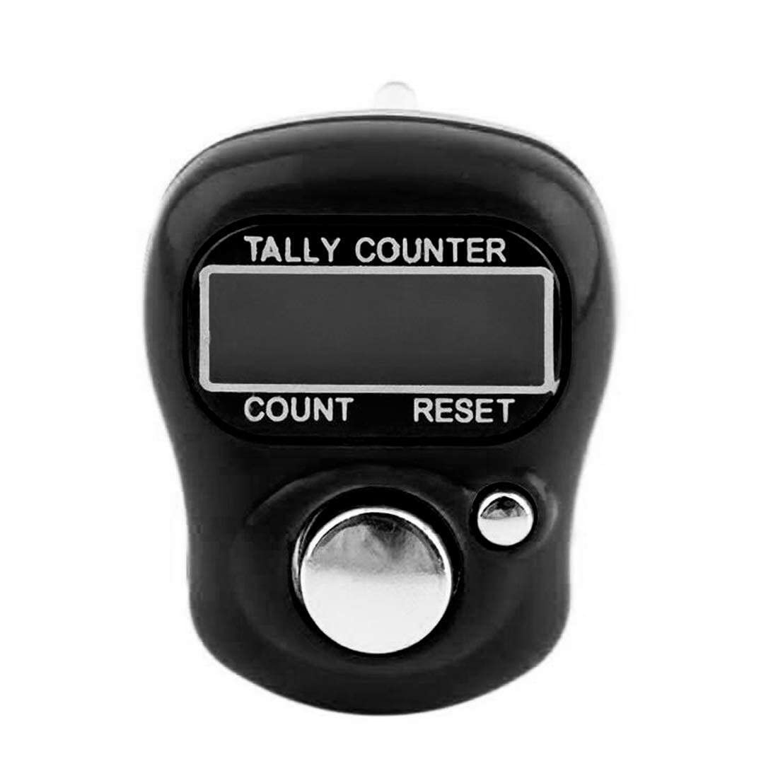 Digital Finger Counter Stitch Marker & Row Counter - LCD Electronic Digit Ring Clicker Timer for Knitting & Crocheting | Perfect for Crafters, Fashion Professionals & DIY Enthusiasts