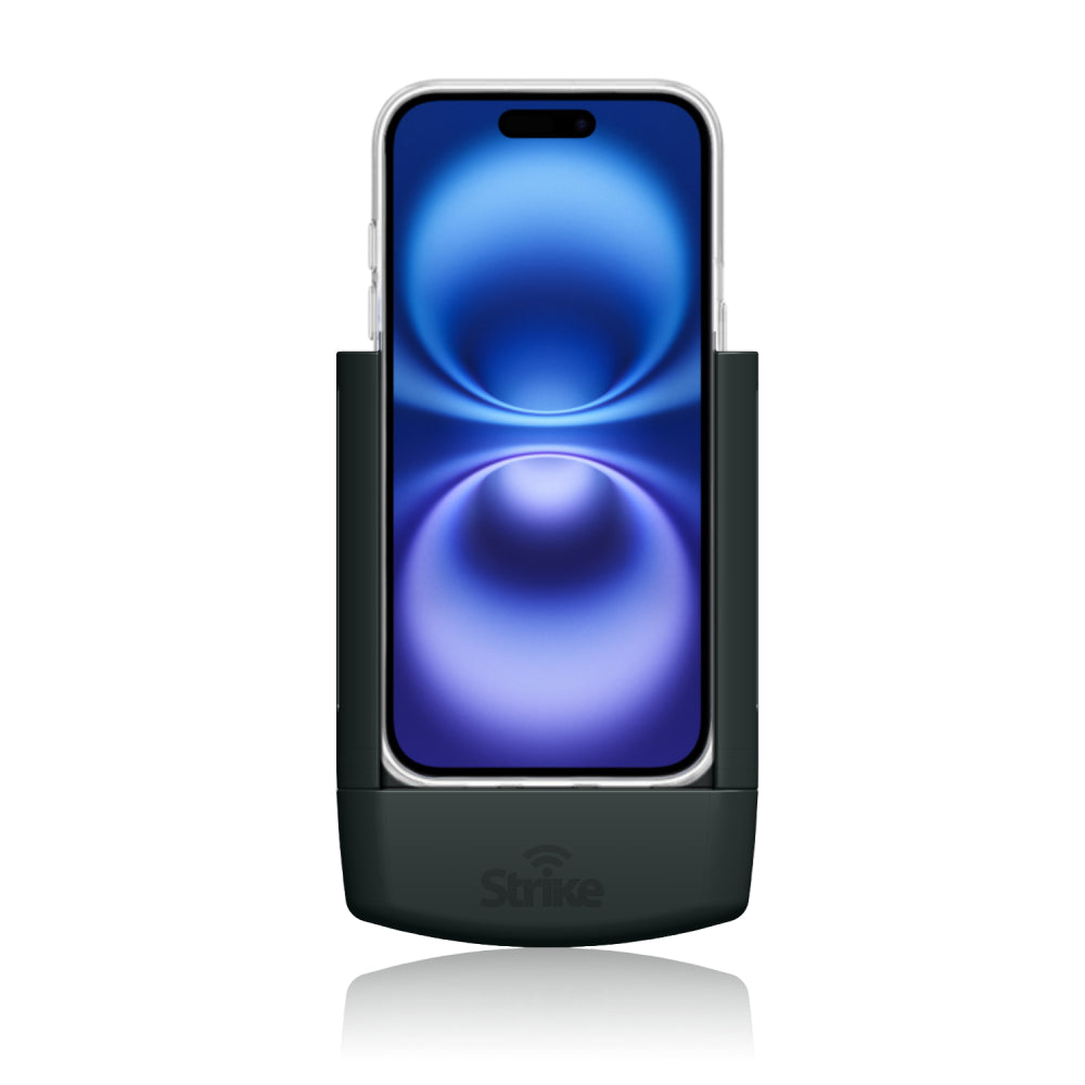 iPhone 16 Car Mount Holder with Shockproof Case - Secure Phone Cradle for Safe Driving & Hands-Free Navigation