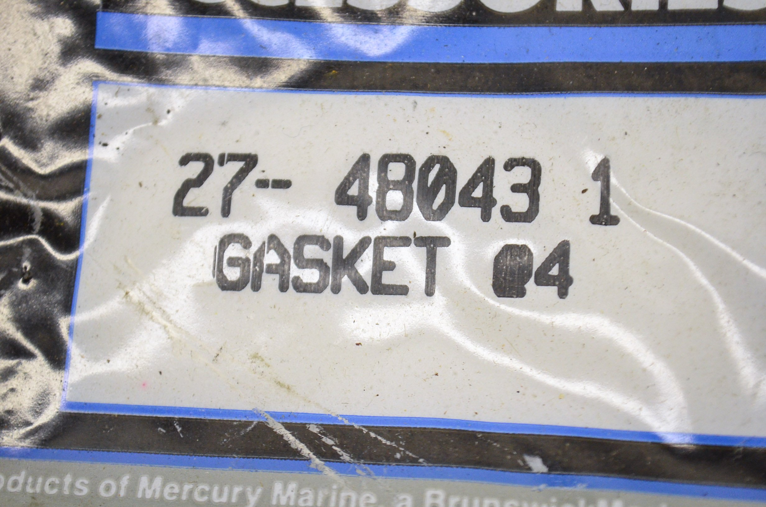 QuickSilver Manifold END Cap Gasket - Replacement Part for Marine Engines (4 Pack) - Perfect for Boat Engine Repair & Maintenance