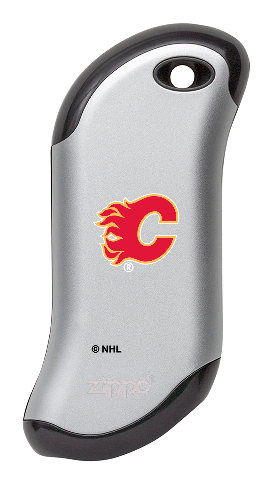 NHL Calgary Flames HeatBank® 9s Rechargeable Hand Warmer - Portable USB Heating Pouch for Winter Sports, Camping & Outdoor Activities