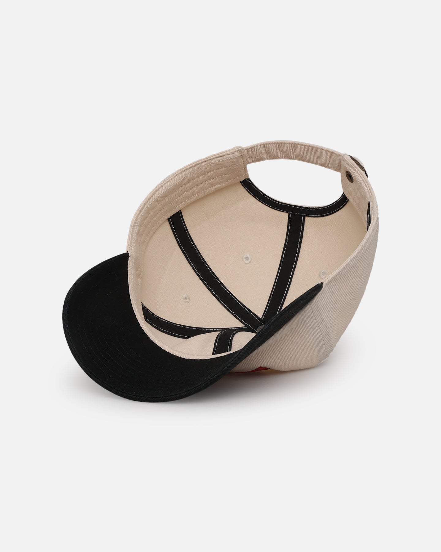 New York Yankees 'City of NY Script' 47 Clean Up Strapback Cap - Natural/Black - Adjustable Snapback Hat for Baseball Fans & Streetwear Fashion