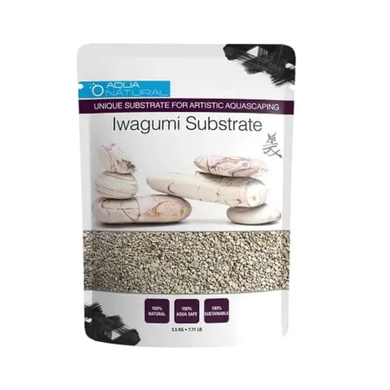 Aqua Natural Iwagumi Komodo 3.5kg (1-2mm) Fine Gravel - Perfect for Aquascaping, Planted Tanks & Nano Shrimp Habitats