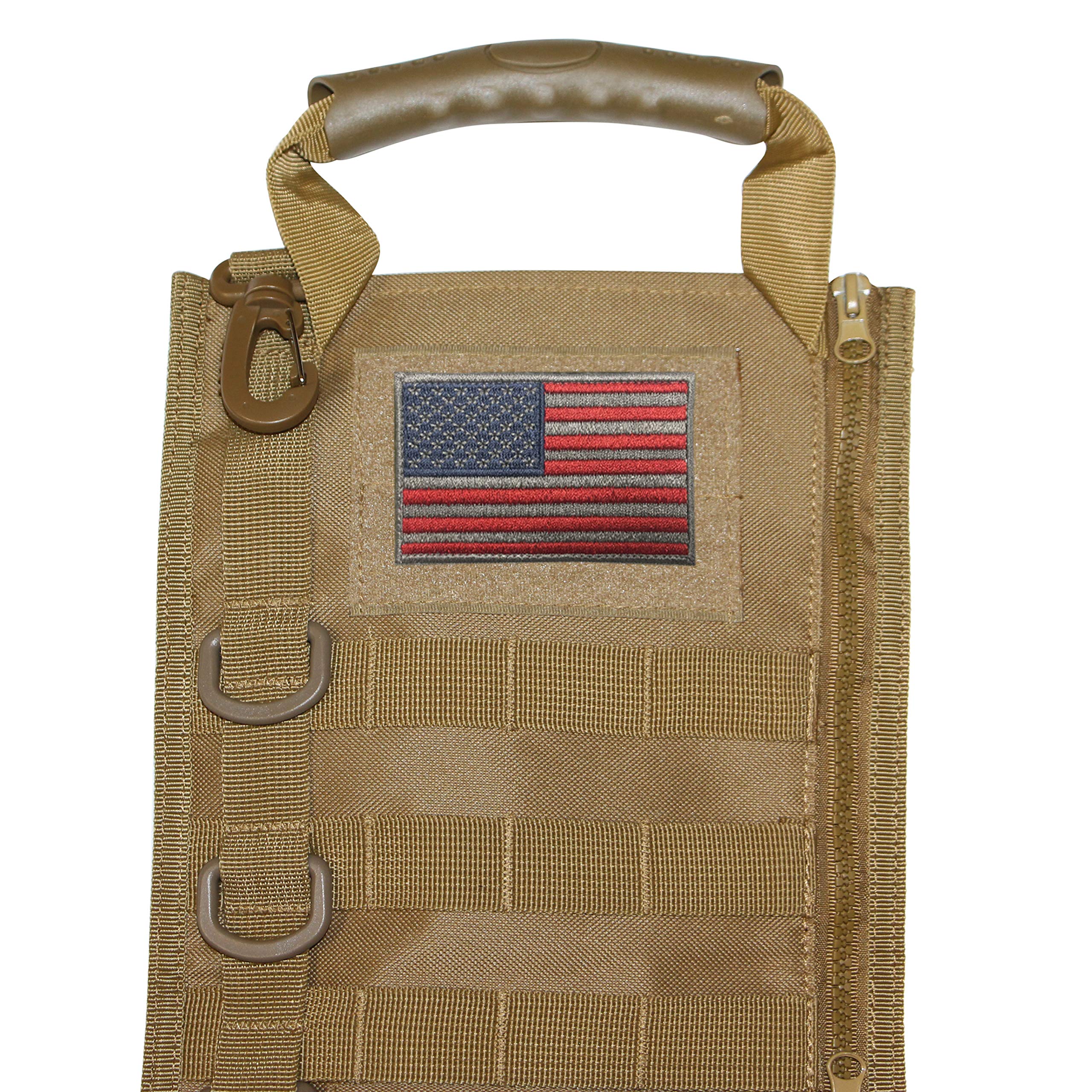 Tactical Christmas Stocking with MOLLE Gear - Durable Military-Style Holiday Decor for Outdoor Enthusiasts & Camping