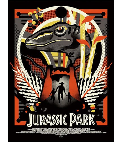 Jurassic Park Movie Poster - High Quality Dinosaur Wall Art for Kids Room Decor - Perfect for Movie Fans & Dinosaur Lovers