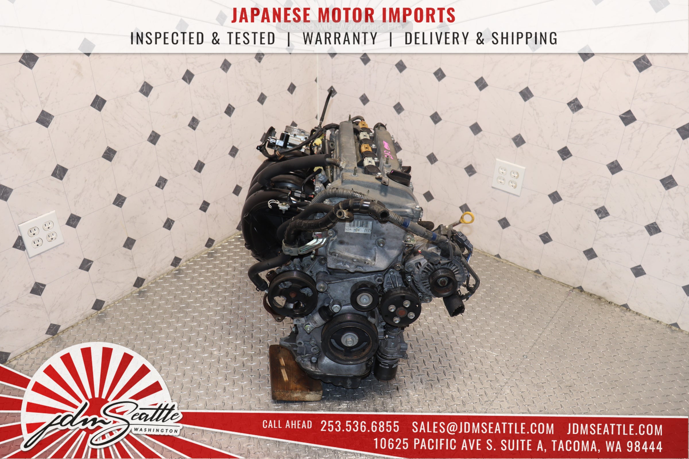 JDM 2AZ-FE Engine 2.4L for 2005-2010 Scion TC - Replacement Motor for Improved Performance | Perfect for Engine Swap & Car Restoration Projects