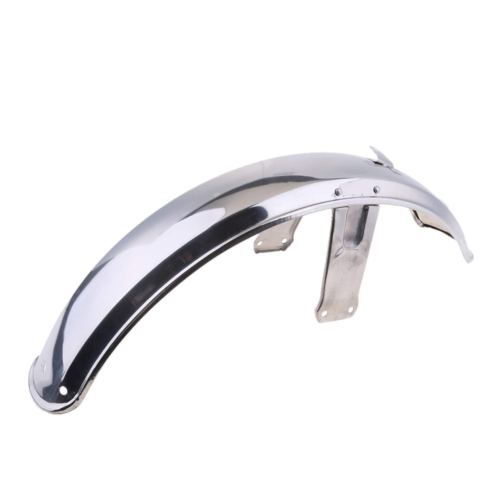 Chrome Plated Metal Motorcycle Front Wheel Mudguard Fender - Splash Guard for DY100, Front & Rear Fender Fairing Side Panels Kit - Perfect for Off-Road, Rainy Weather & Dirt Bike Riding