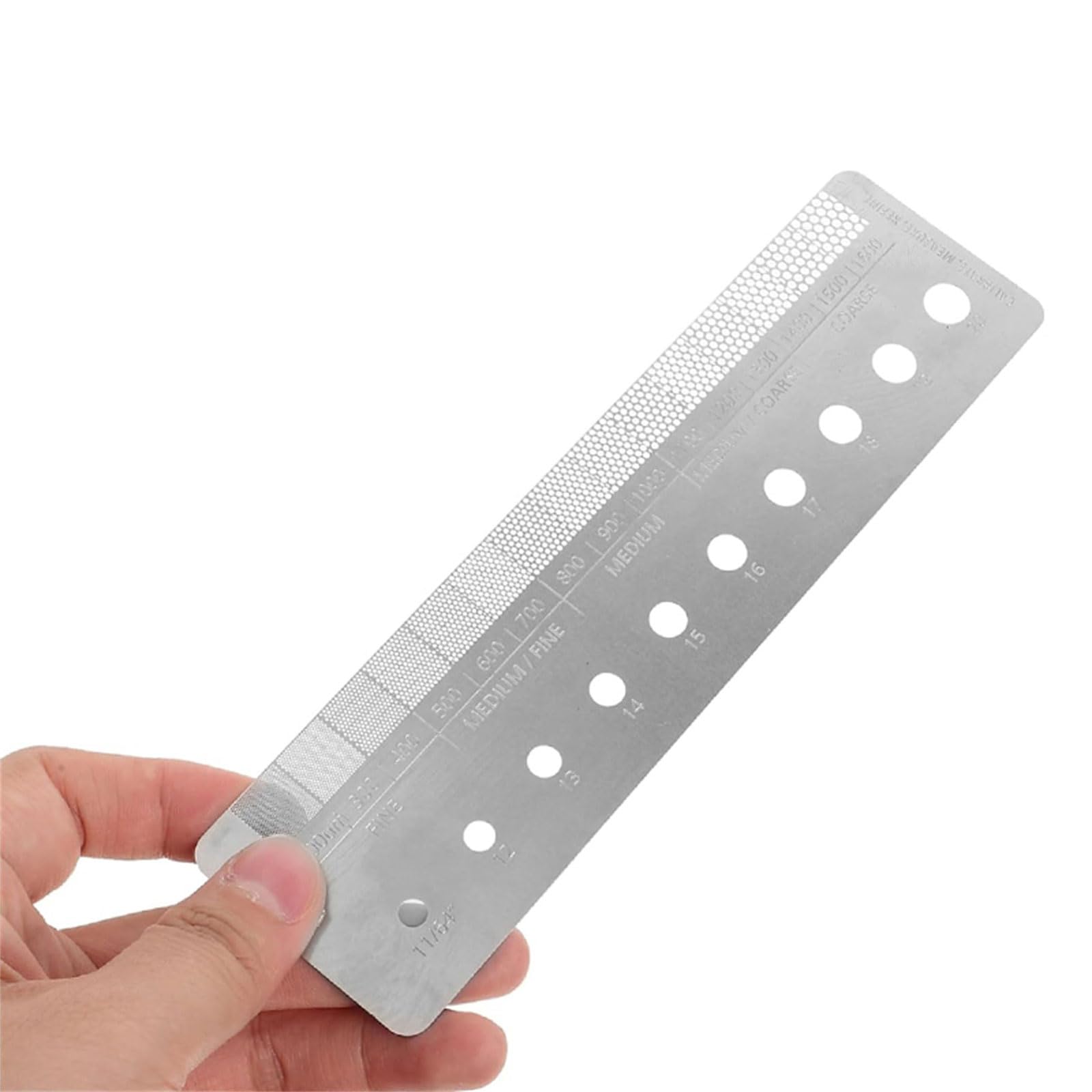 Premium Stainless Steel Coffee Size Ruler - Essential Coffee Bean Grinder Accessory for Precise Grinding Measurement | Perfect for Espresso, French Press & Pour Over Brewing