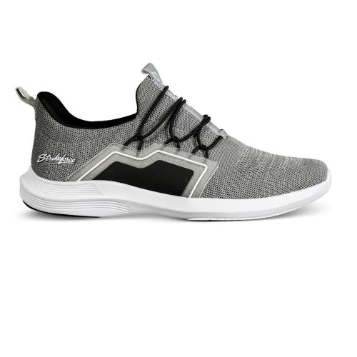 KR Strikeforce Patriot Grey/Black Men's Bowling Shoes - Premium Sliding Sole for Competitive Play - Perfect for League Nights & Tournament Bowling