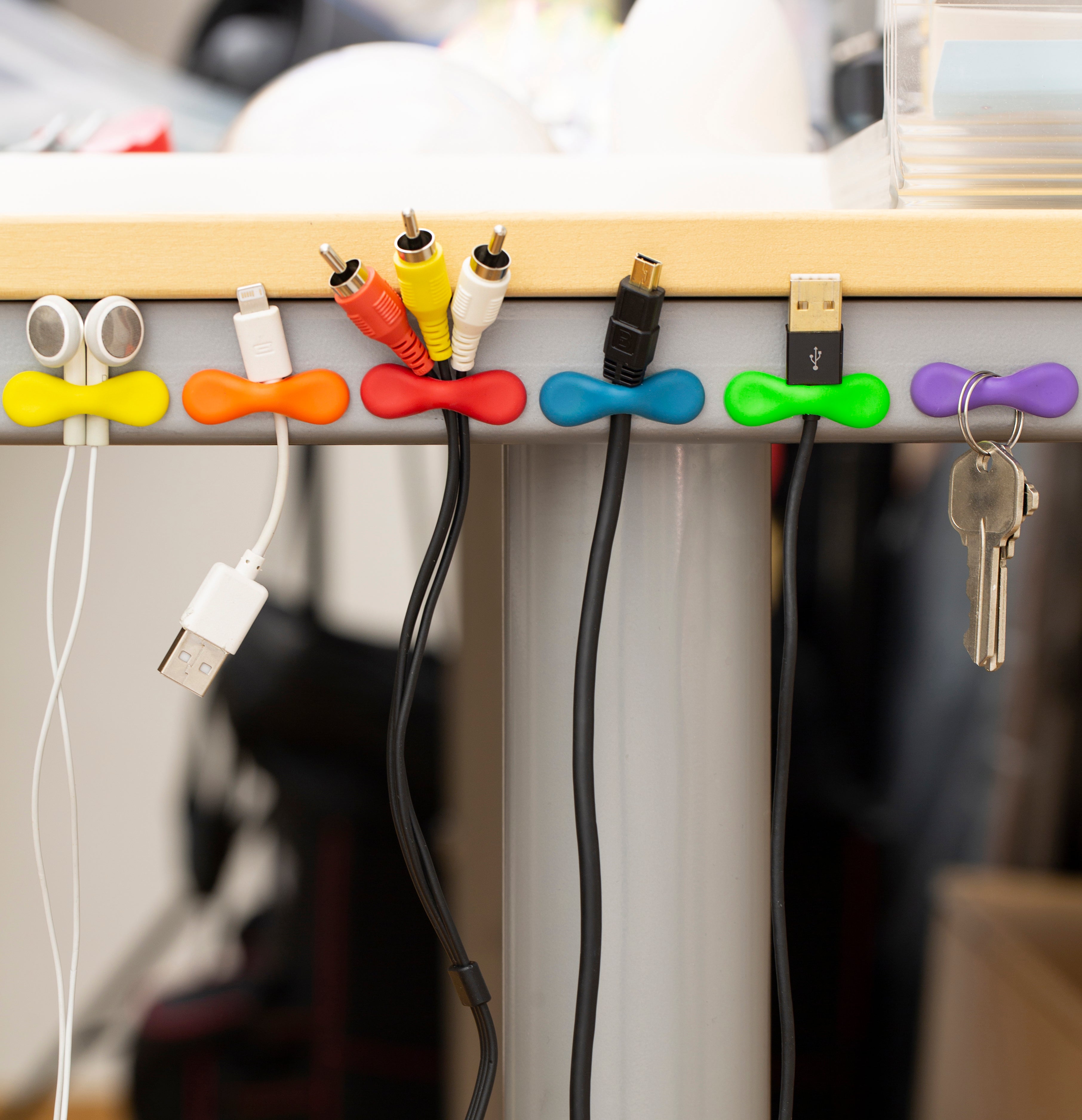 Colorful Rainbow Grip Magnets - Strong Refrigerator Magnets for Kids, Office & Home Organization - Perfect for Fridge, Whiteboard & Metal Surfaces