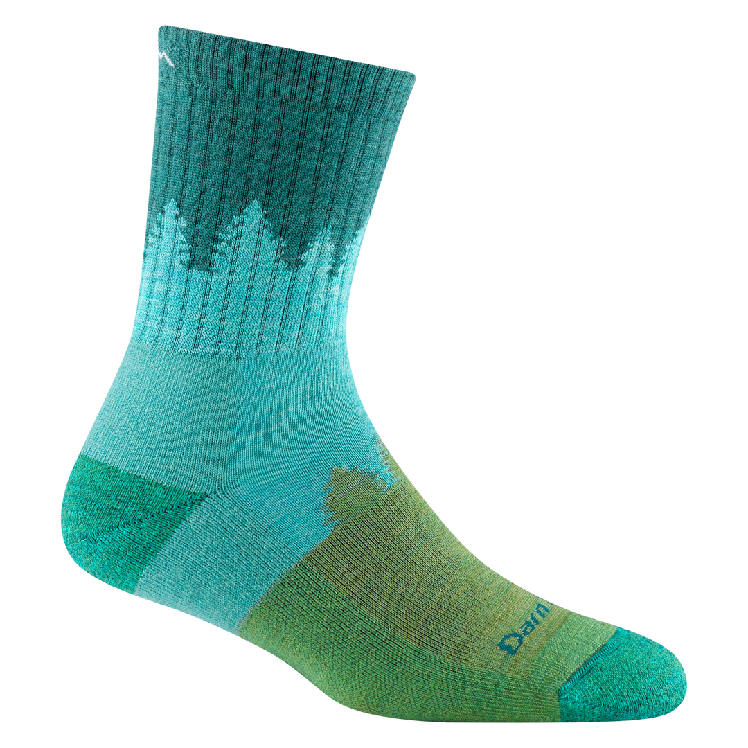 Darn Tough 1971 Treeline Micro Crew Midweight Cushion Socks for Women - Hiking, Outdoor & Everyday Comfort