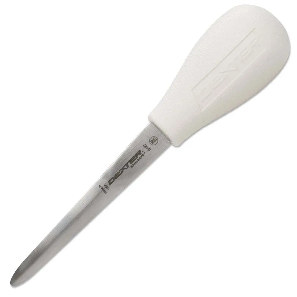 Boston Style Oyster Knife with Comfortable Plastic Handle - Perfect for Shucking Oysters at Home, Restaurants, or Outdoor Seafood Parties