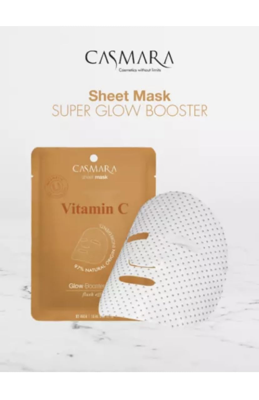 Casmara Hydrating Sheet Mask Mixed Box - 10 Pcs Facial Mask Set for Glowing Skin | Korean Skincare, Spa Night, Self Care & Gift Ideas