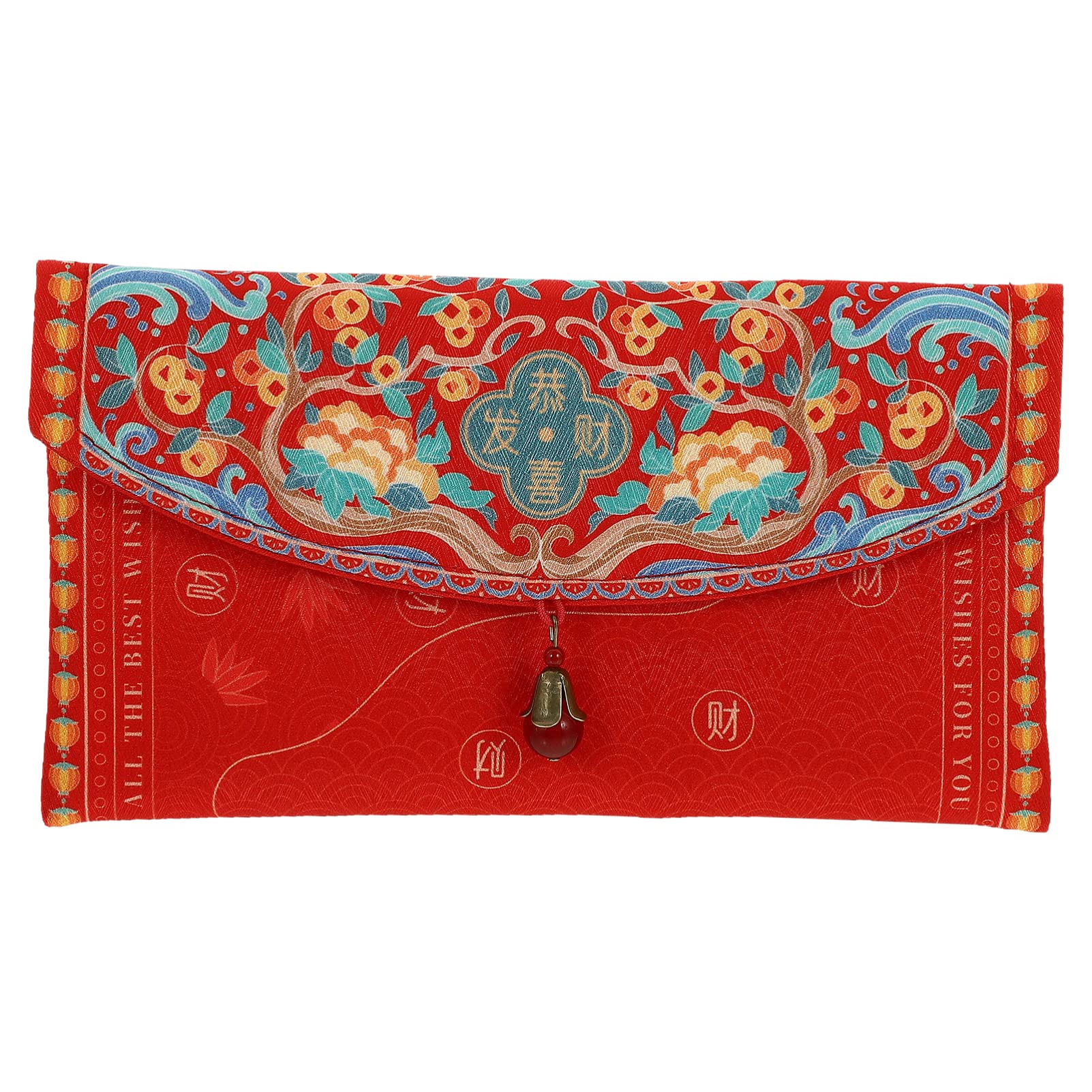 VALICLUD Chinese New Year Red Envelopes (Hong Bao) - 2022 Lucky Money Gift Packets for Kids, Creative Satin Coin Purse with Twill Design | Perfect for Lunar New Year Celebrations, Birthday Gifts & Fortune Blessings