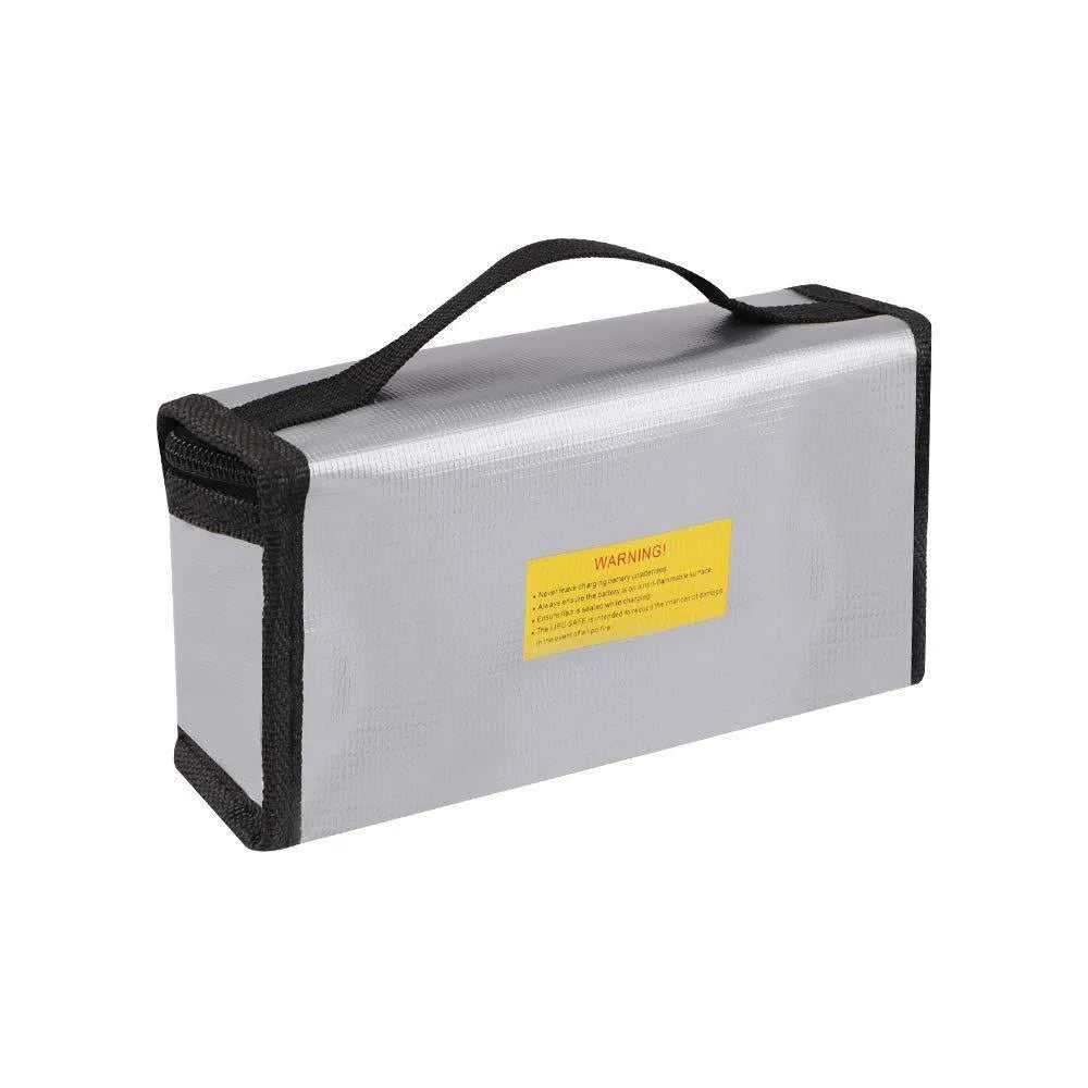 Fireproof Explosionproof Lipo Battery Safe Storage Bag - Crazepony High Quality Lipo Sack for Safe Charging & Transport - Perfect for RC Drones, Toys, and Electronics Protection