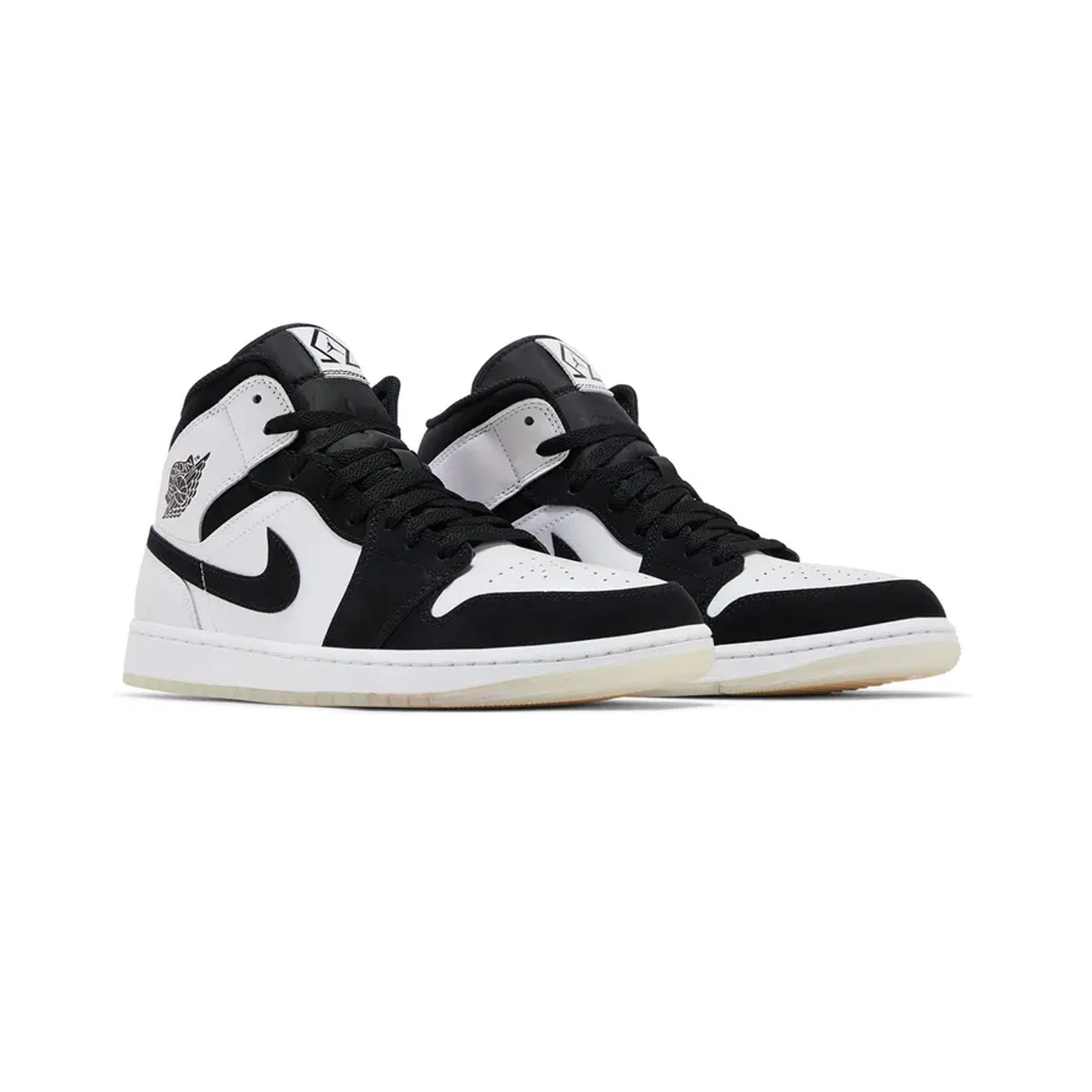Air Jordan 1 Mid 'Diamond Shorts' Basketball Shoes for Men (2022) - Retro Style Sneakers for Casual Wear, Street Fashion & Sports Performance
