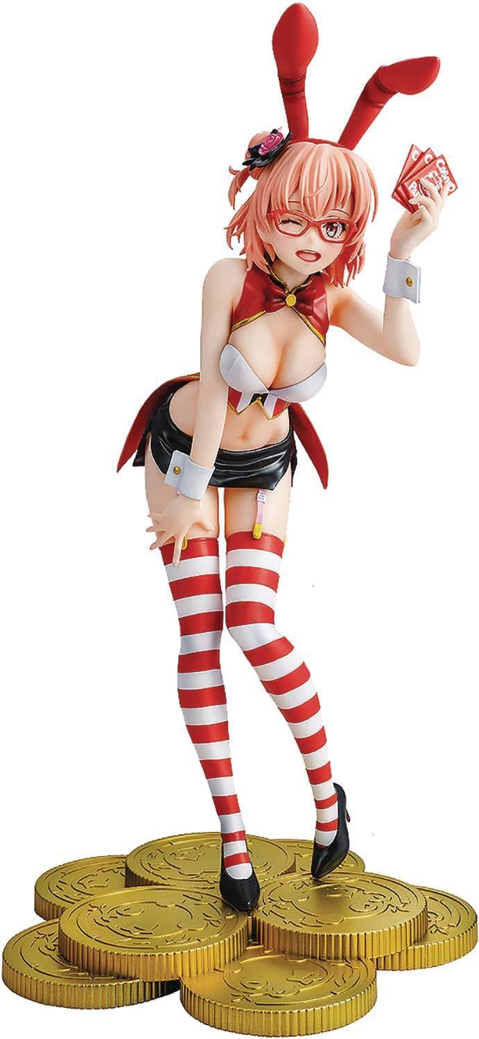 Caworks Yahari My Youth Love Comedy is Wrong as I Expected - Complete Yuigahama Yui Casino Party Ver. 1/7 Scale PVC Figure - Anime Collectible for Display & Gaming Room Decor