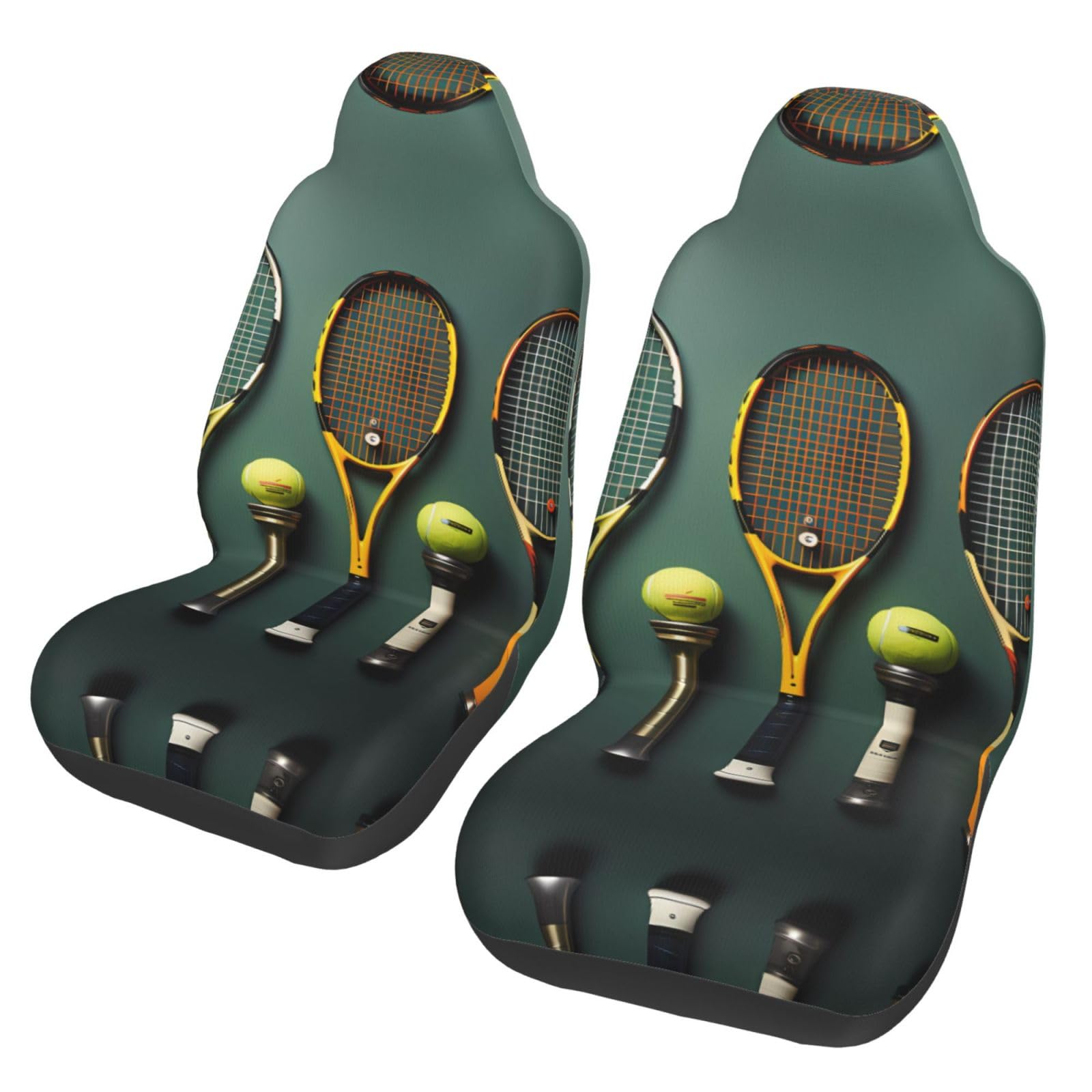 Elastic Durable Car Seat Covers for Tennis Balls and Rackets - Protect Your Car Seats with Comfortable Covers for Sports Enthusiasts and Daily Commuters