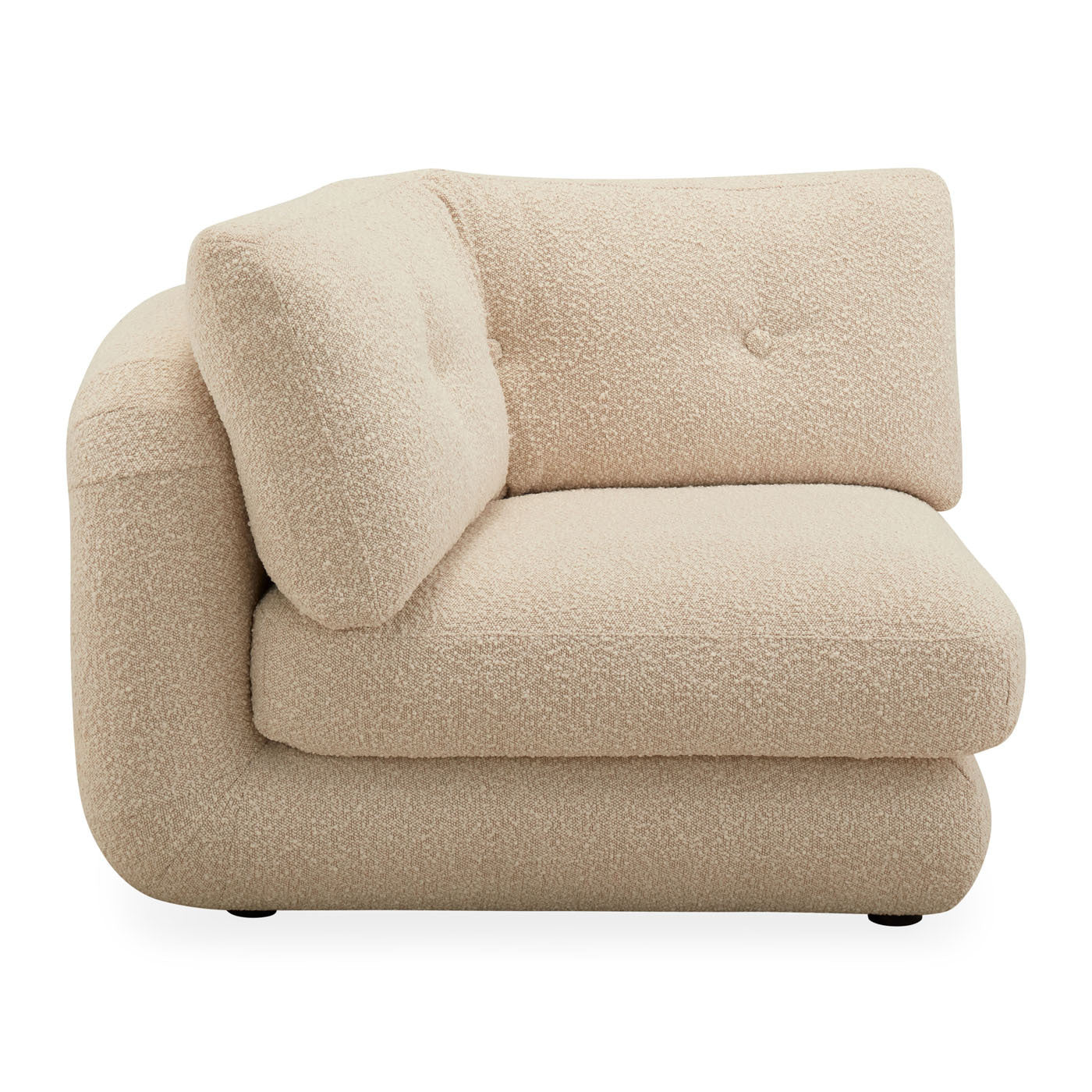 Pompidou 40 Modular Corner Piece - Premium Sofa Sectional Connector for Modern Living Room Furniture - Perfect for Sectional Couches, L-Shaped Sofas and Home Decor