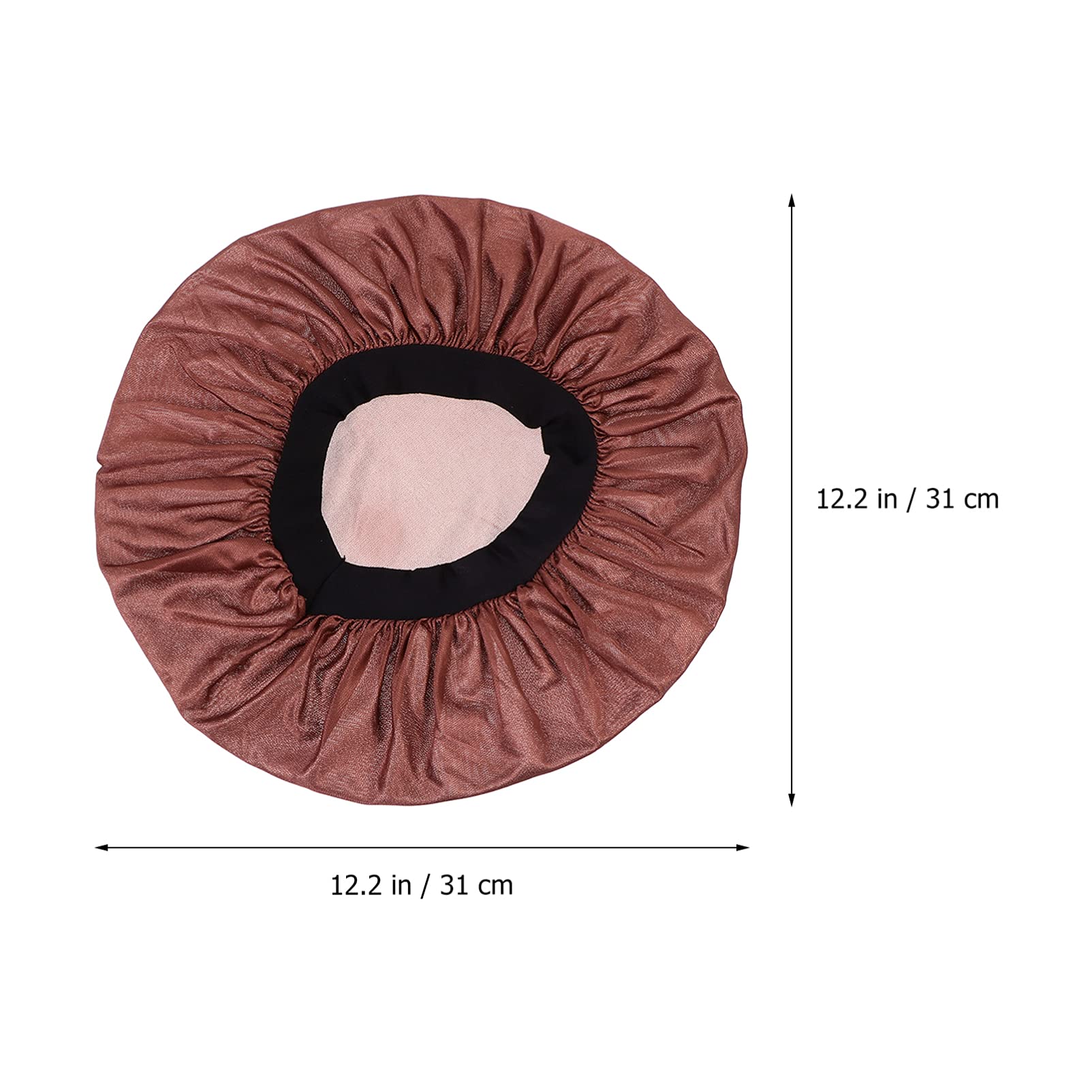 6 Pcs Satin Silk Sleep Cap for Women - XXL Shower Hat, Hair Protective Turban, Headband & Scarf for Long Hair - Perfect for Showering, Sleeping & Styling