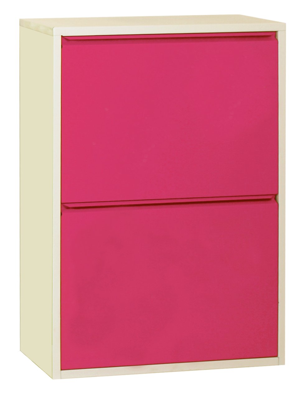 Simonrack 4-Tier Closet Shelf Organizer - White & Pink Storage Shelving Unit for Bedroom, Bathroom, Closet Organization (Perfect for Storing Shoes, Towels, and Clothes)