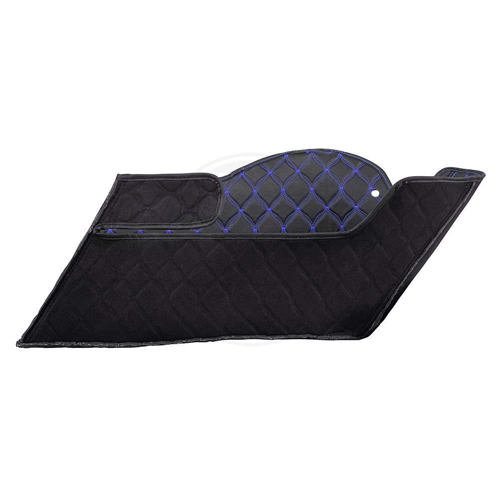 Moto Onfire Stitch Saddlebag Liners & Inserts for 2013 & Older Harley-Davidson Motorcycles - Waterproof Storage Bags (Blue) | Perfect for Long Rides & Road Trips