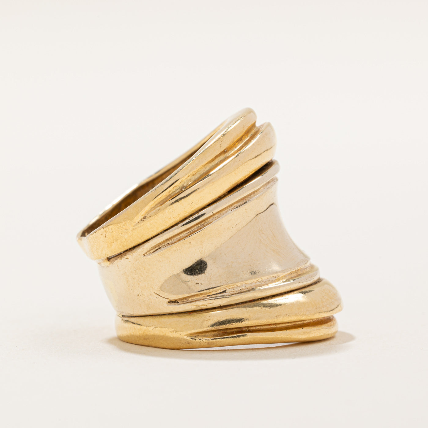 18K Yellow Gold Ring for Women - Size 6.5 - Elegant Wedding, Engagement, Anniversary Jewelry Gift for Her
