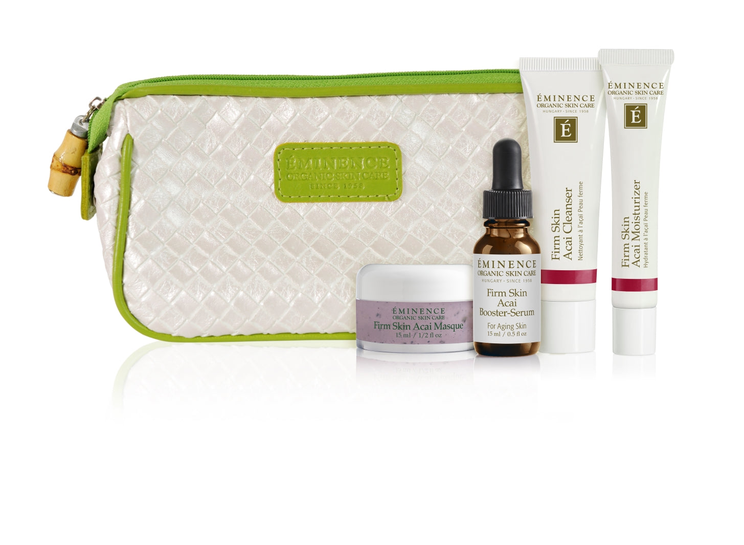 Eminence Organics Firm Skin Starter Set – Organic Skincare Kit for Face & Neck – Anti-Aging, Hydrating & Firming – Perfect for Daily Routine & Travel