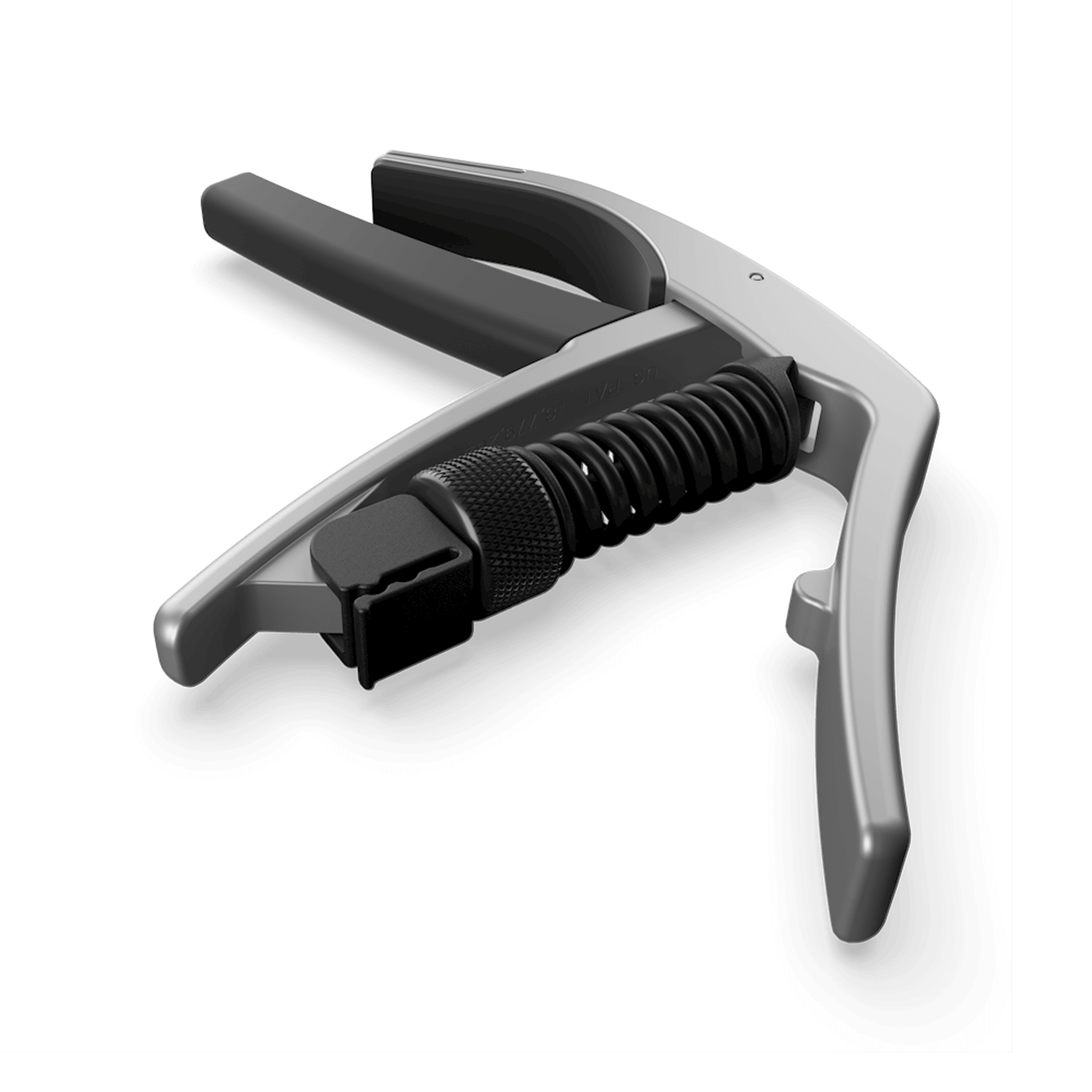 D'Addario Artist Series Guitar Capo - Premium Silver Finish for Acoustic & Electric Guitars - Perfect for Live Performances & Studio Recording