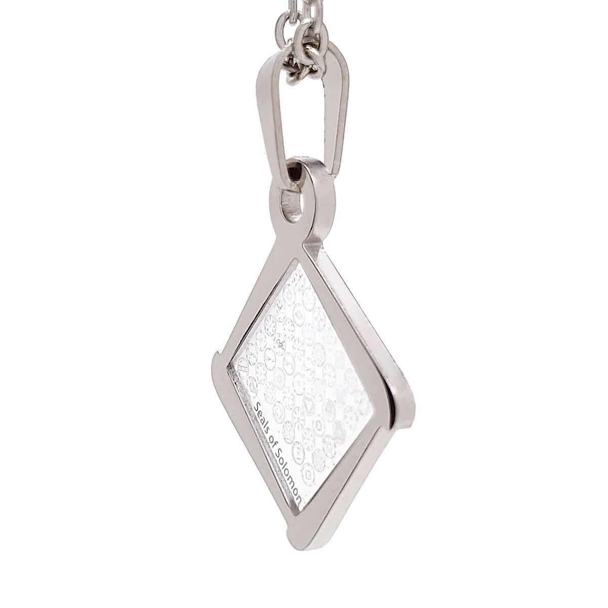 King Solomon Seals Super Powerful Nano Pendant with 44 Seals - Spiritual Protection Amulet for Meditation, Energy Healing & Positive Vibes