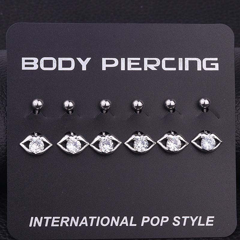 Stainless Steel Sexy Lip Top Belly Button Ring - HSBR18608 | Hypoallergenic Body Jewelry for Navel Piercing, Perfect for Parties & Beach Outfits