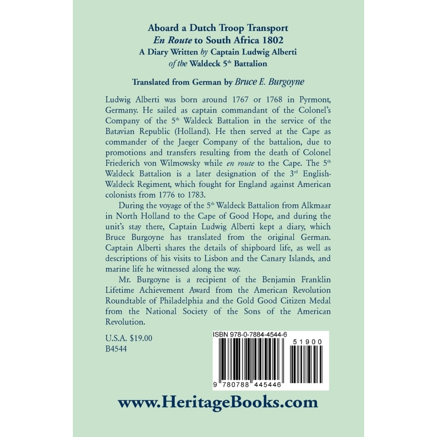 Captain Ludwig Alberti's Diary: Life Aboard a Dutch Troop Transport with Waldeck 5th Battalion - Historical Military Memoir & WWI Primary Source for Researchers, Historians & Book Collectors