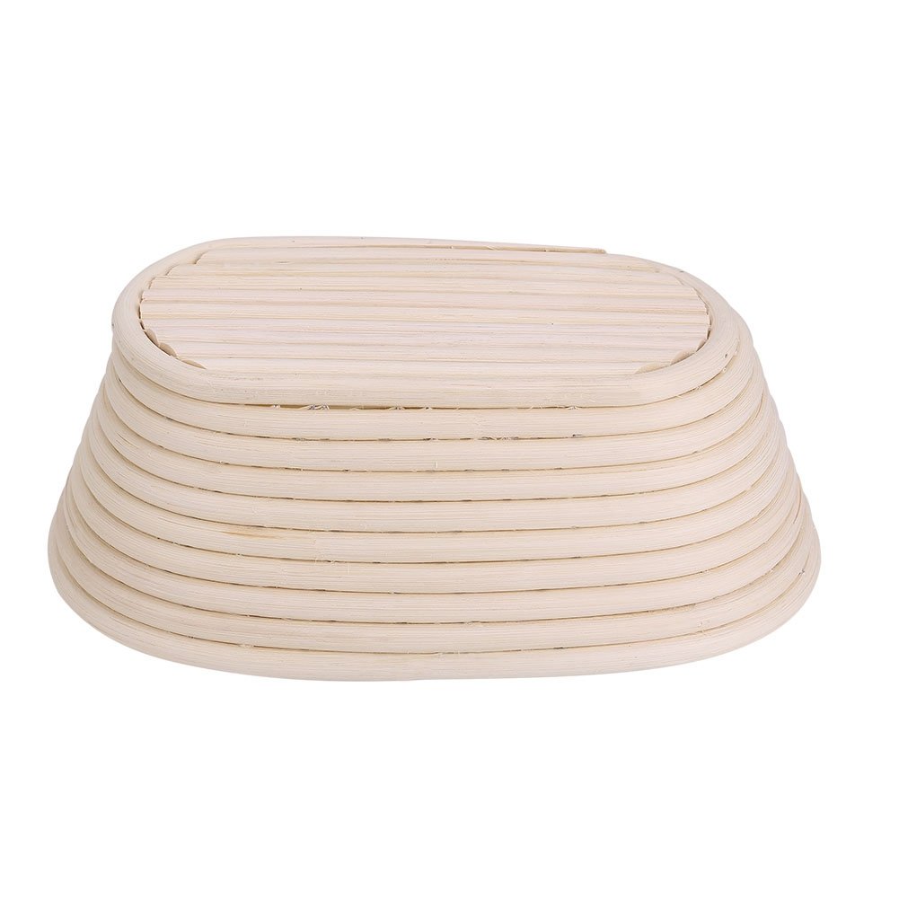 Premium Oval Bread Proofing Baskets - Handmade Unbleached Dough Proofing Bowls for Sourdough & Artisan Bread Baking | Perfect for Home Bakers & Professional Bakeries | Ideal for Rustic Loaves, Baguettes & Homemade Bread