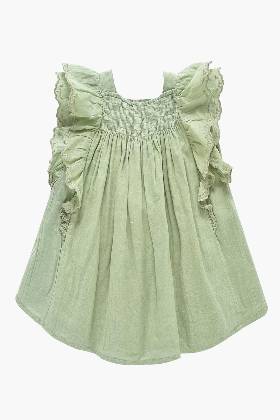 Girls Olive Green Dress by Louise Misha Martine - Perfect for Birthday Parties, School Events & Family Photos