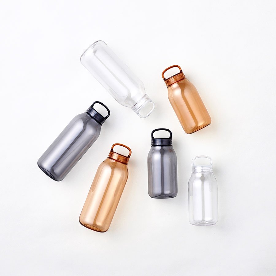 Kinto Amber 17 oz Insulated Water Bottle - Leakproof Stainless Steel Vacuum Flask for Hot & Cold Drinks - Perfect for Hiking, Gym, Office & Travel