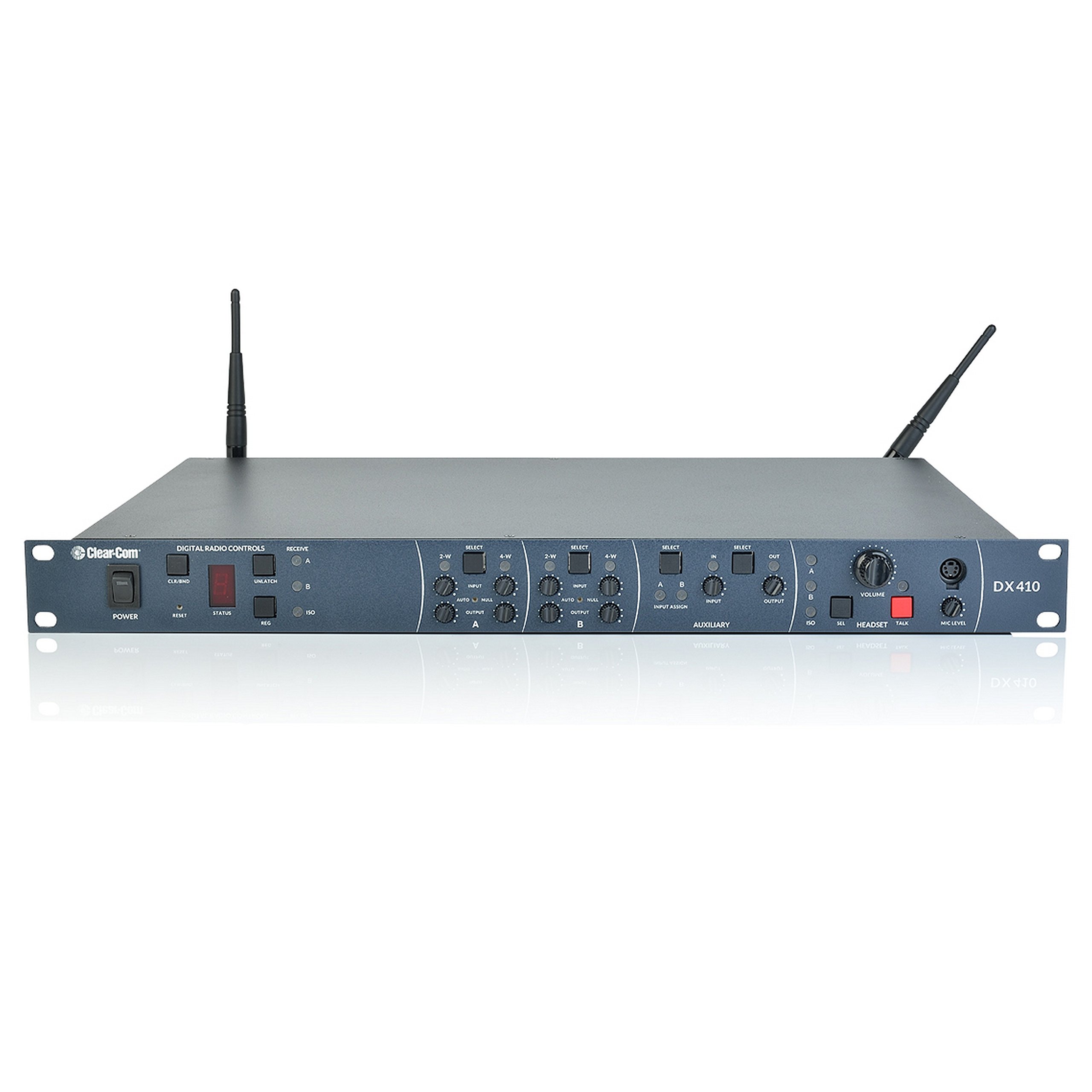 Clear-Com BS410 Professional Wireless Intercom Base Station without Headset - Ideal for Film Production, Live Events & Broadcast Studios