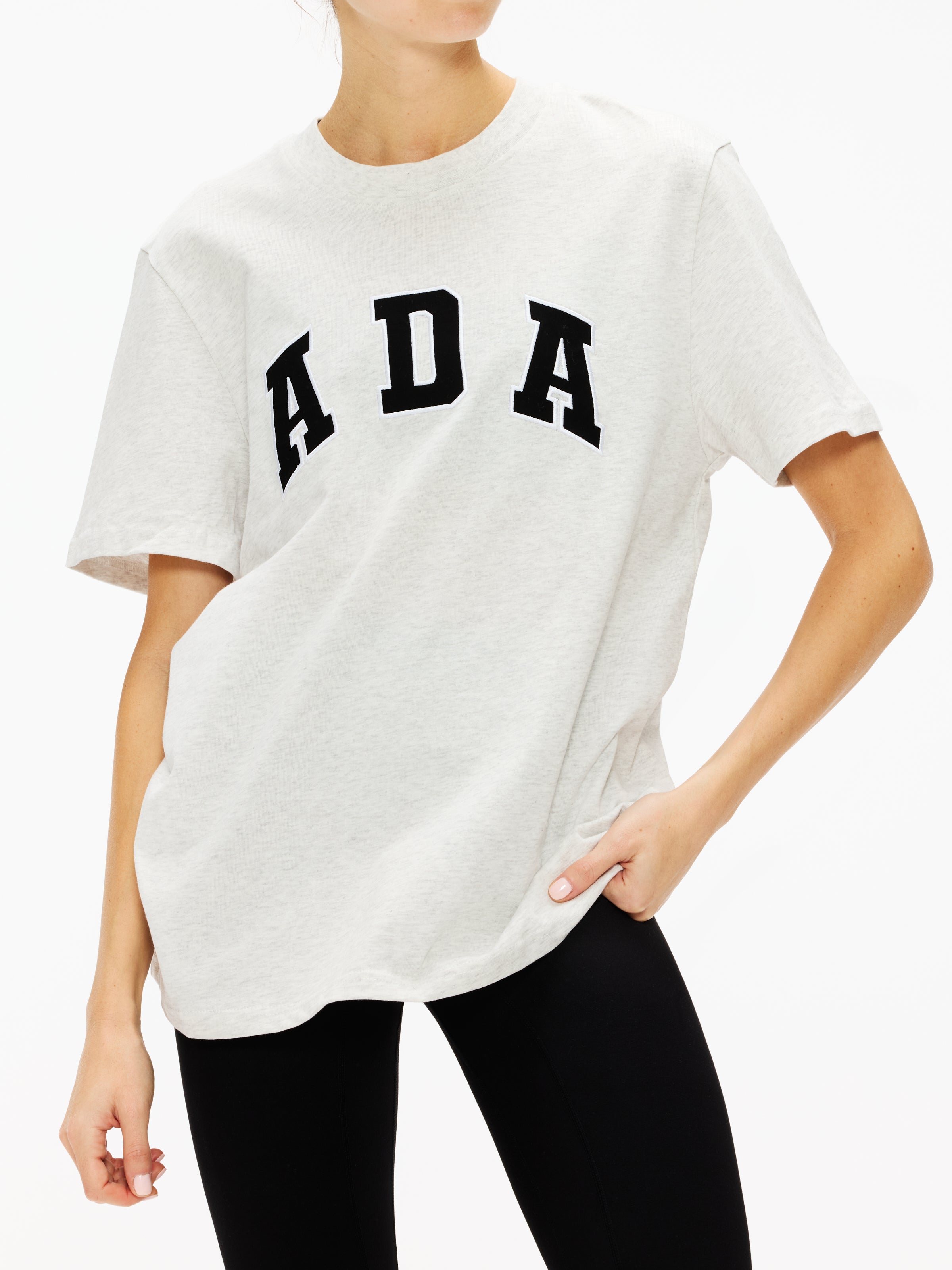 Adanola Ada Short Sleeve Oversized T-Shirt for Women | Soft Cotton Relaxed Fit Casual Tee | Perfect for Everyday Wear, Lounging & Street Style