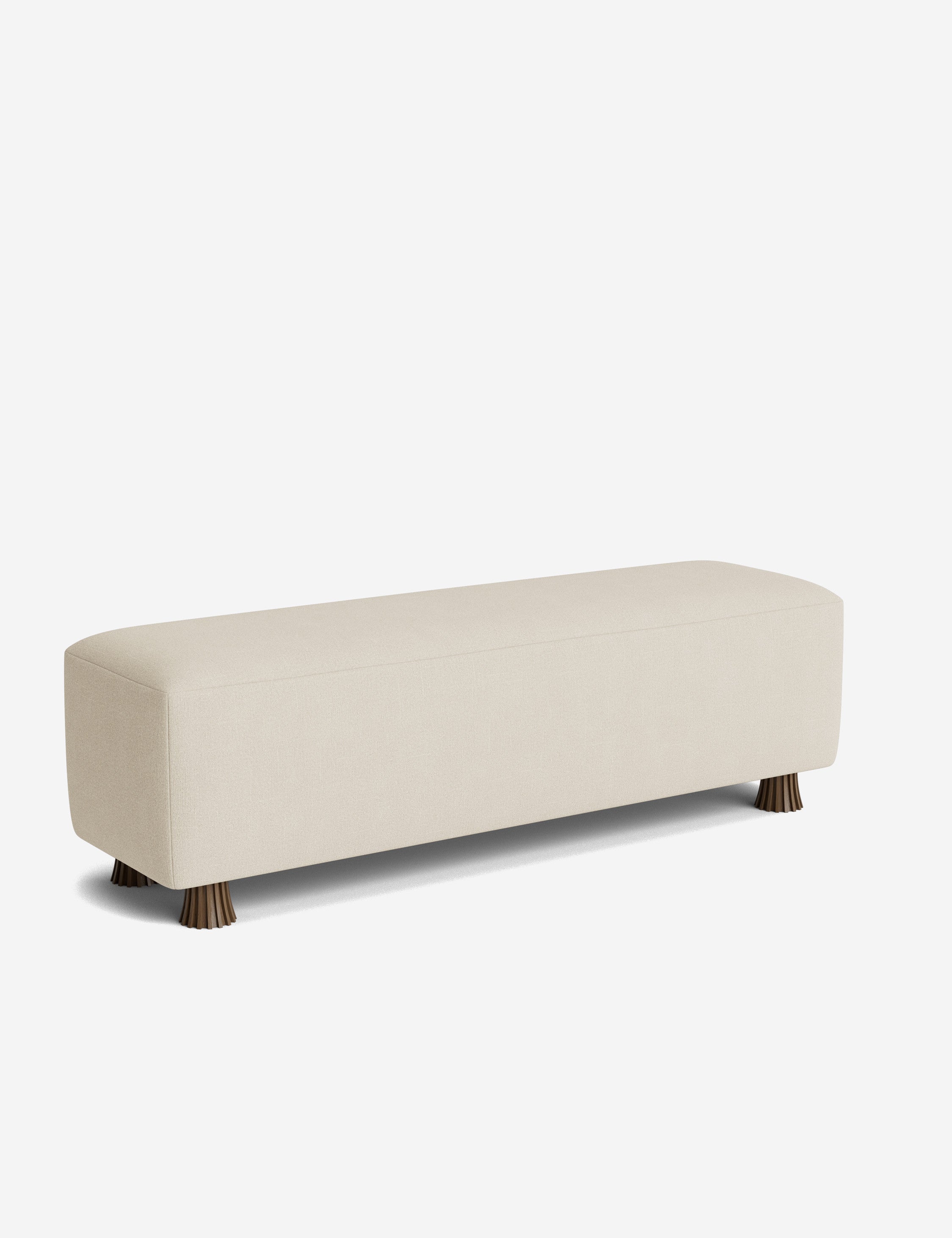 Ansel Bench by DISC Interiors - Modern Wooden Entryway Bench with Storage | Perfect for Hallway, Living Room & Bedroom Organization