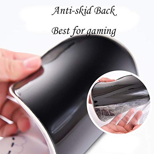 Kantai Collection 3D Anime Mouse Pad with Wrist Support - Ergonomic Gaming Mousepad for PC & Laptop (2-Way Skin Design MK0062) - Perfect for Office Work & Gaming Sessions