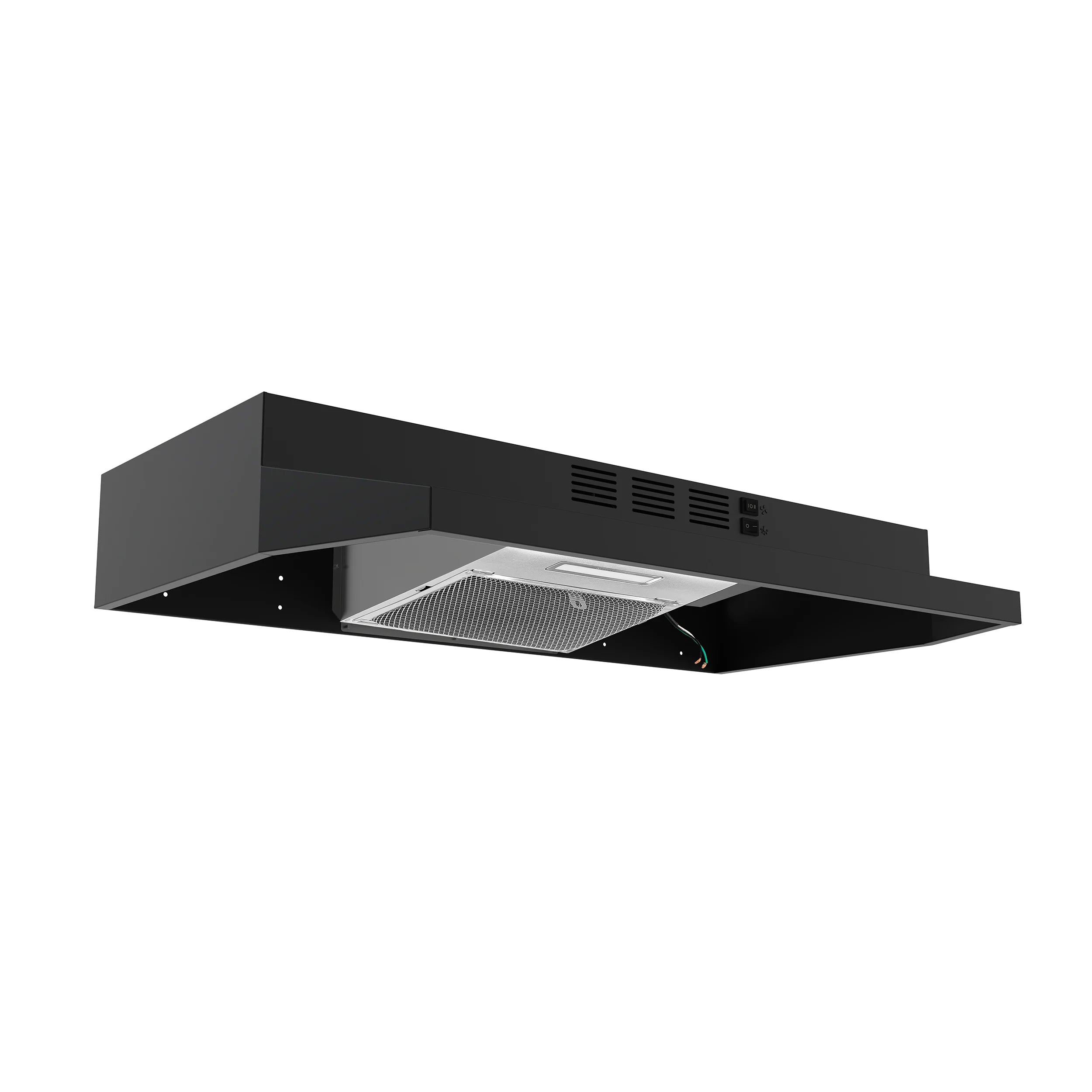Forno 30 200 CFM Compact Under Cabinet Range Hood in Black - FRHUC5200 30BLK | Powerful Ventilation for Small Kitchens & Apartments