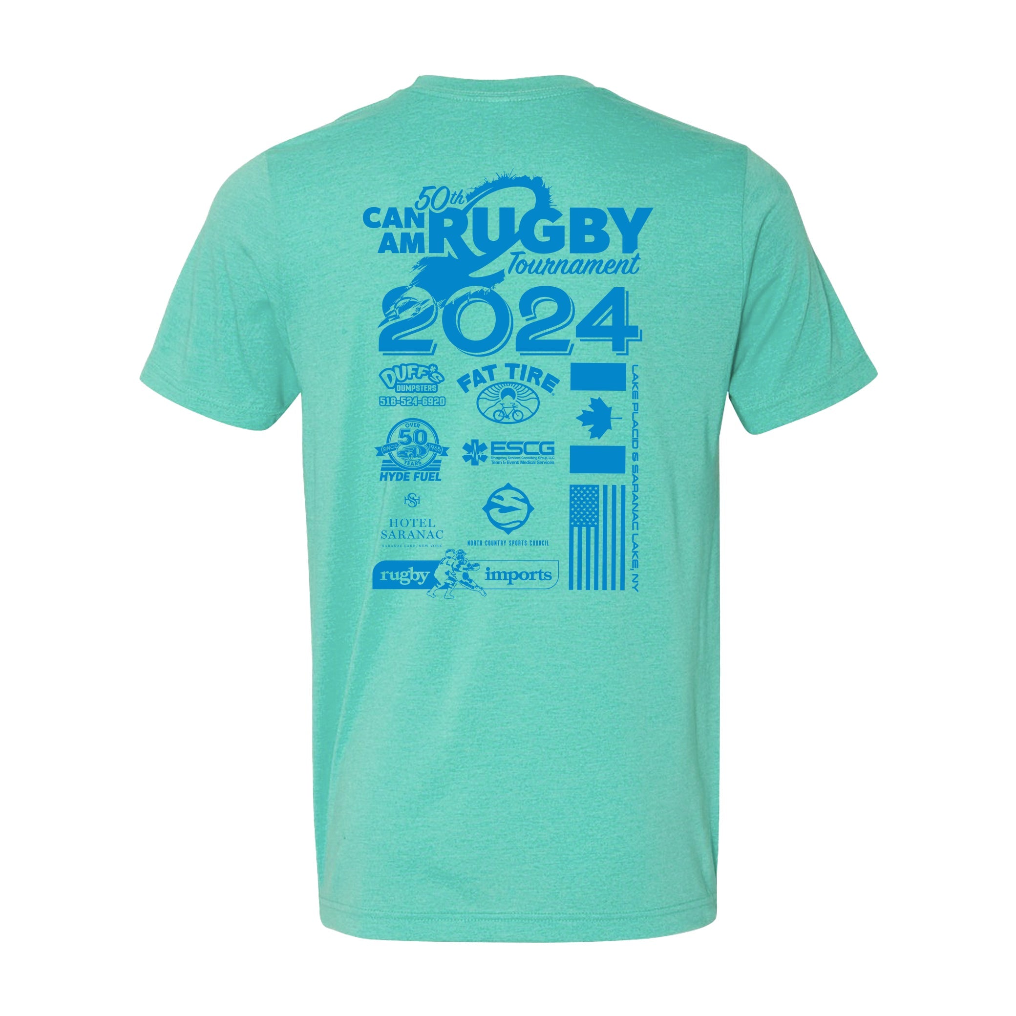 Can Am Rugby 2024 T-Shirt - Men's & Women's Official Tournament Tee - Perfect for Rugby Fans, Game Day & Casual Wear