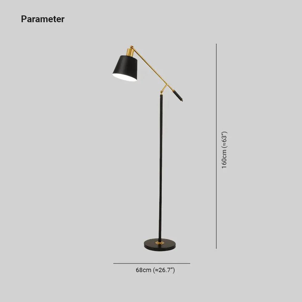 Modern Adjustable Plug-In Floor Lamp for Living Room - Dimmable Standing Light with Flexible Gooseneck Design, Perfect for Reading, Office, and Bedroom Decor