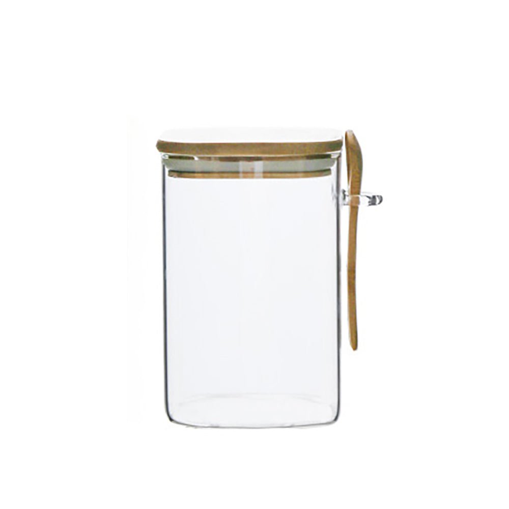Premium Stackable Glass Canisters for Coffee & Tea Storage - Airtight Kitchen Organizer for Pantry, Countertop, and Office Use