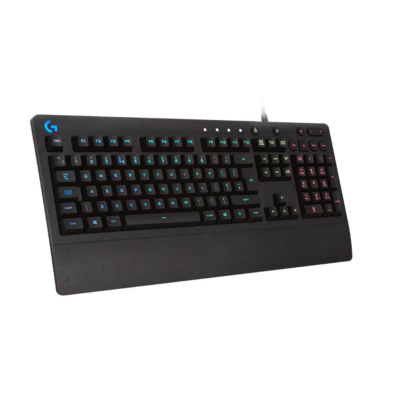 Logitech G213 Prodigy RGB Gaming Keyboard - Mechanical Feel, Spill-Resistant, Customizable Lighting - Perfect for PC Gaming, Typing & Office Work