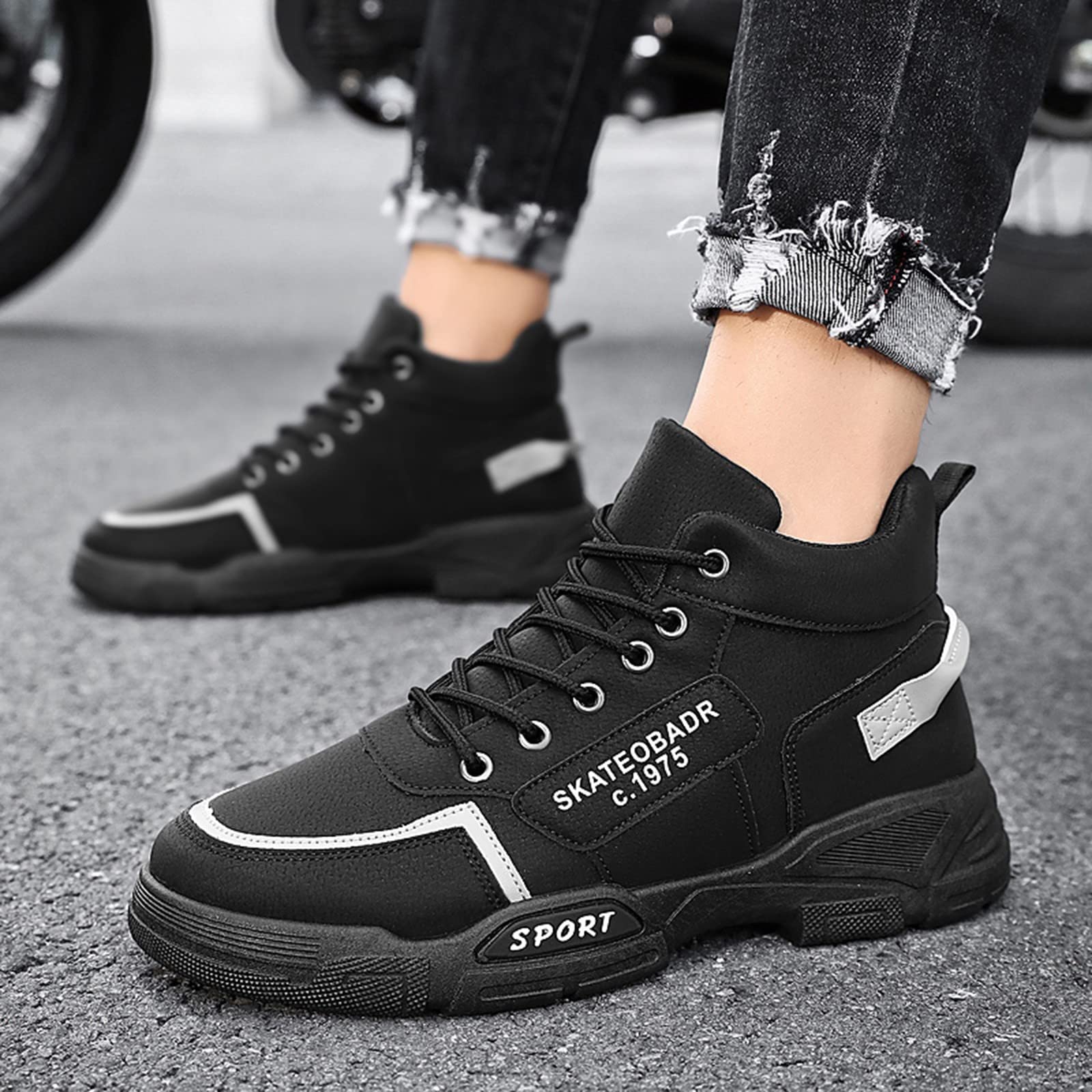 Men's Business Casual Shoes Size 12 - Wide Leather Comfortable Work Shoes for Autumn & Winter | Office, Business Travel & Daily Wear
