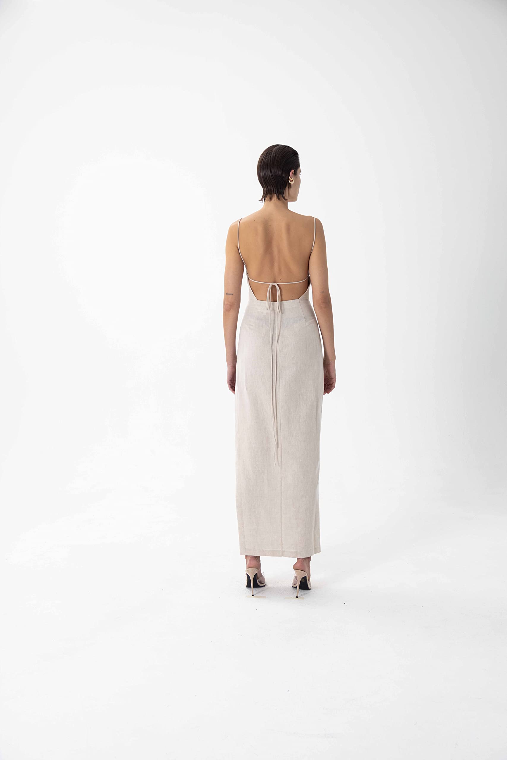 Ronny Kobo Women's Clark Dress - Elegant Flowy Midi Dress for Casual & Party Wear | Perfect for Summer, Weddings & Office Outfits