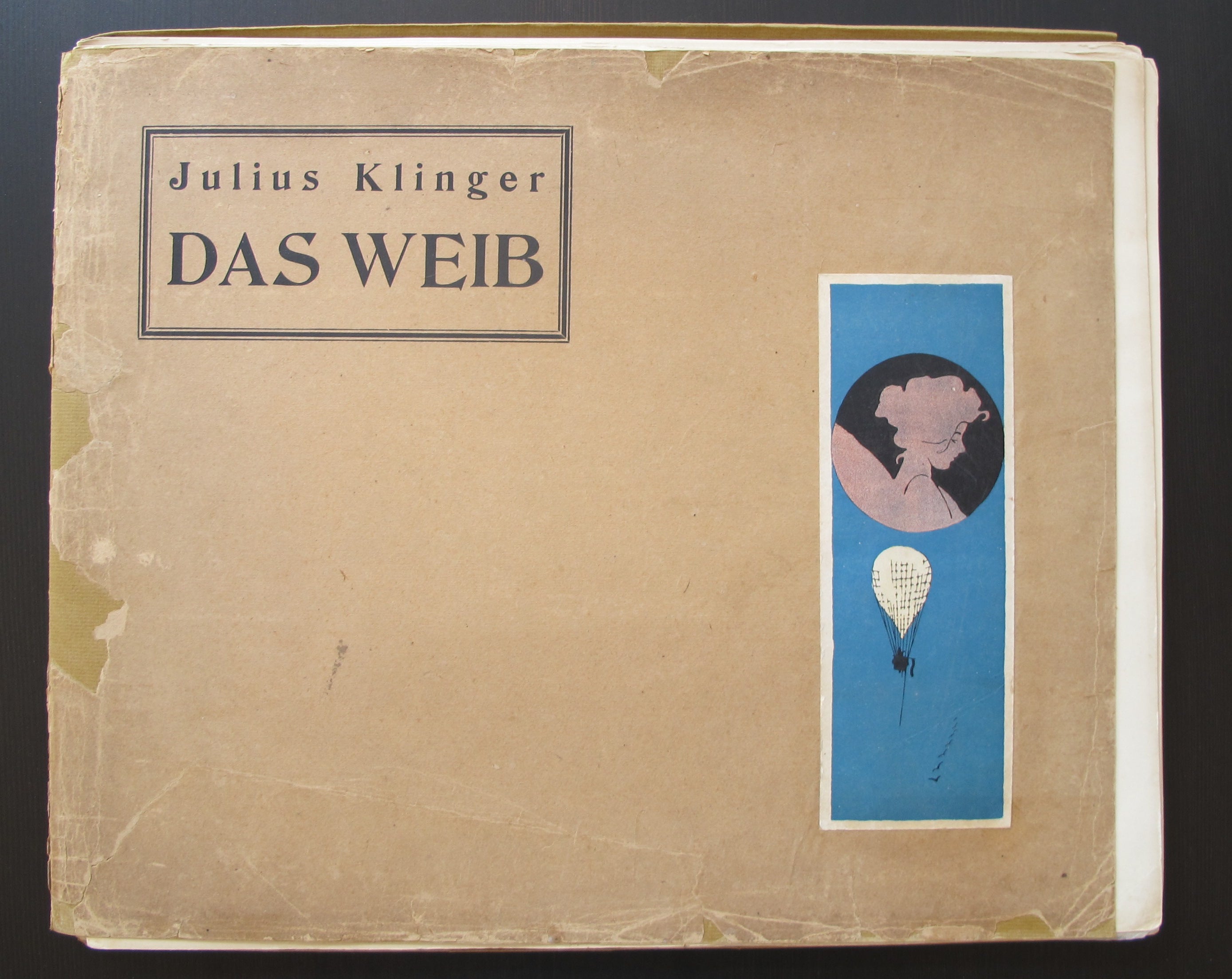 1902 Original German Book 'Das Weib Im Modernen Ornament' with 30 Plates by Klinger | Vintage Art Nouveau Design Reference | Perfect for Collectors, Art Historians & Home Decor