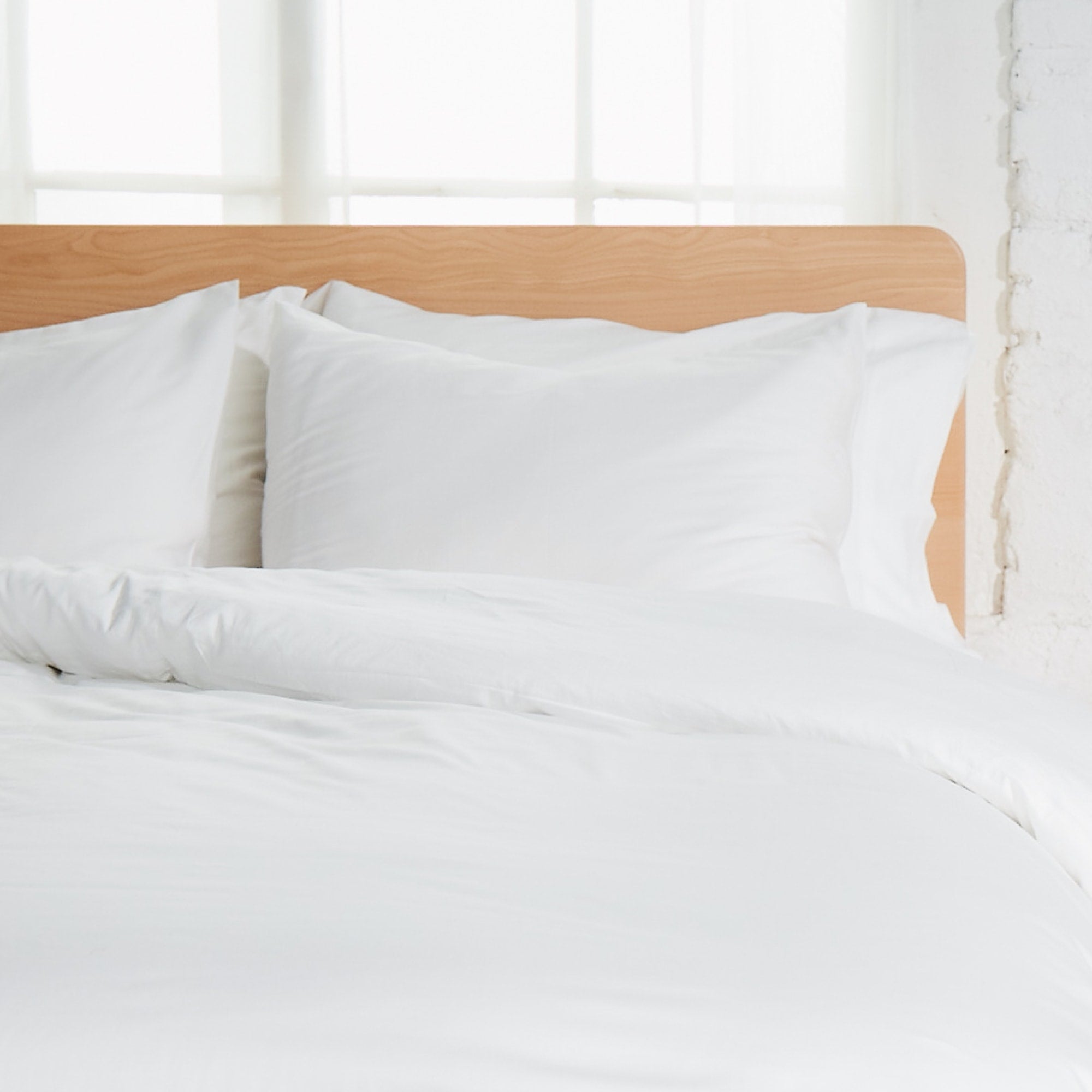 Luxury 300 Thread Count Organic Cotton Sateen Pillow Shams - Eco-Friendly & Hypoallergenic Bedding for a Comfortable Sleep - Perfect for Master Bedrooms, Guest Rooms & Hotels