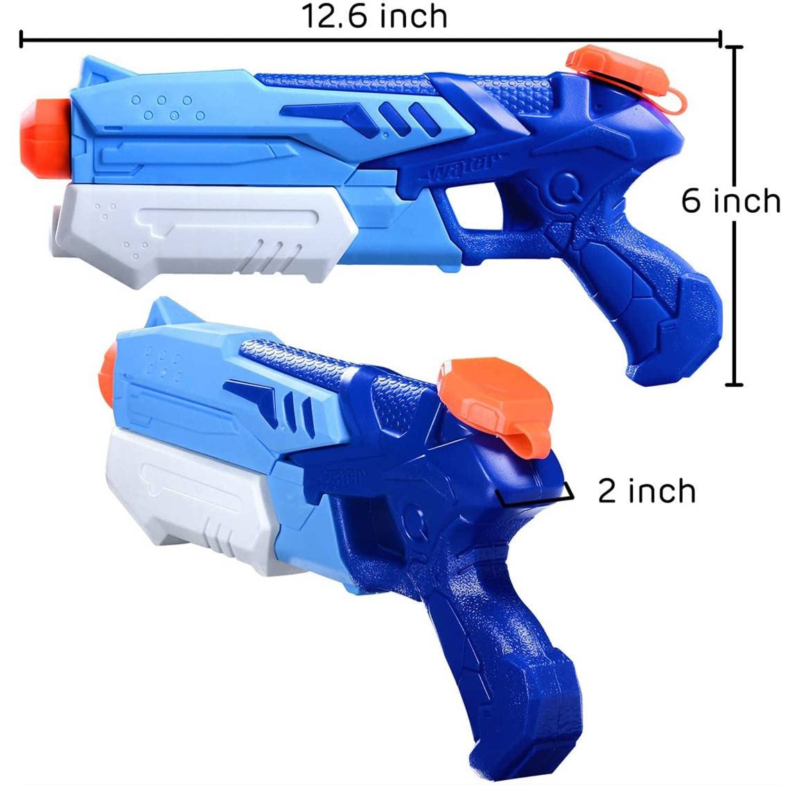 2PCS Kids Water Spray Gun Toy - Summer Fun Pool & Beach Water Game for Outdoor Play and Backyard Parties